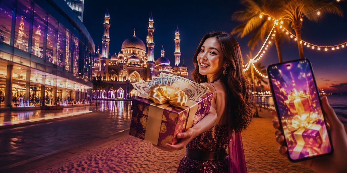Pemain mengakses kasino mudah alih 1883 bergaya Malaysia di Putrajaya